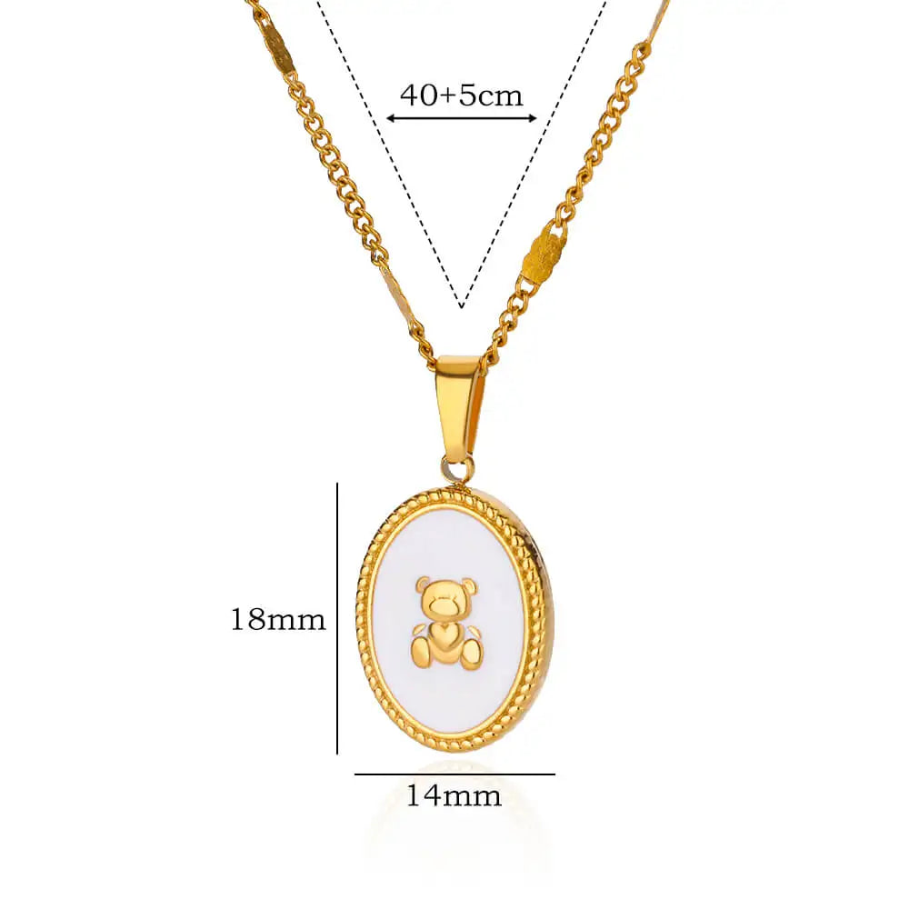 Gold Scallop Necklace