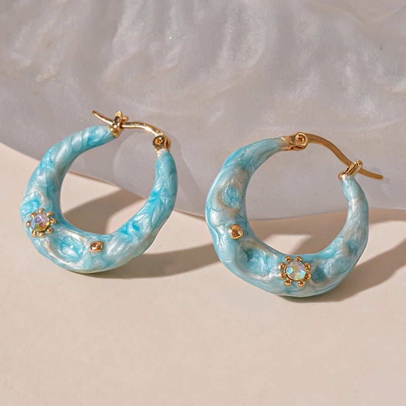 Iris Clip-On Hoops