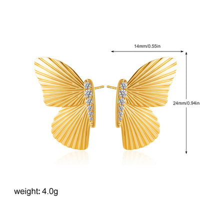 Vessa Butterfly Studs