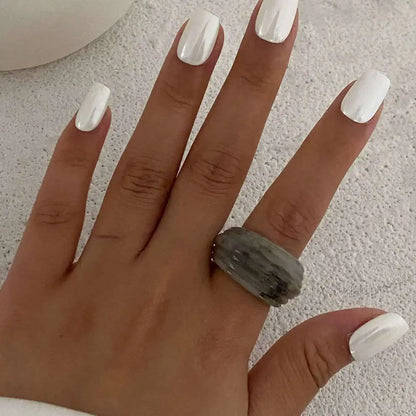 Viera Geometric Resin Ring