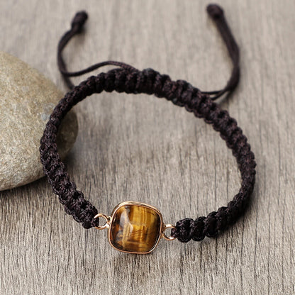 Tiger Eye Yoga Wrap Bracelet