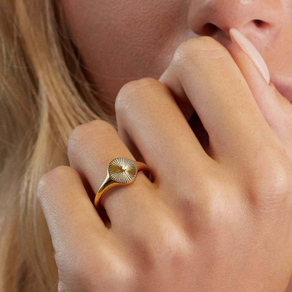 Radiant Wave Ring
