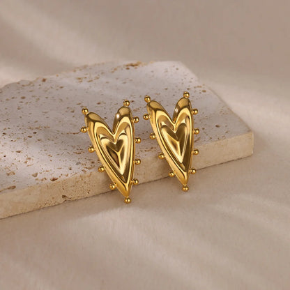 Quinn Heart Studs