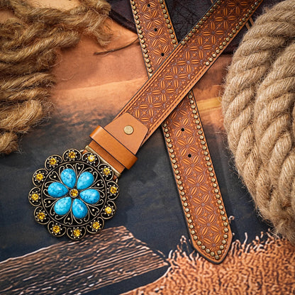 Dakota Western Floral Belt