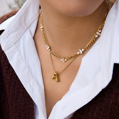 Nova Crystal Chain Necklace