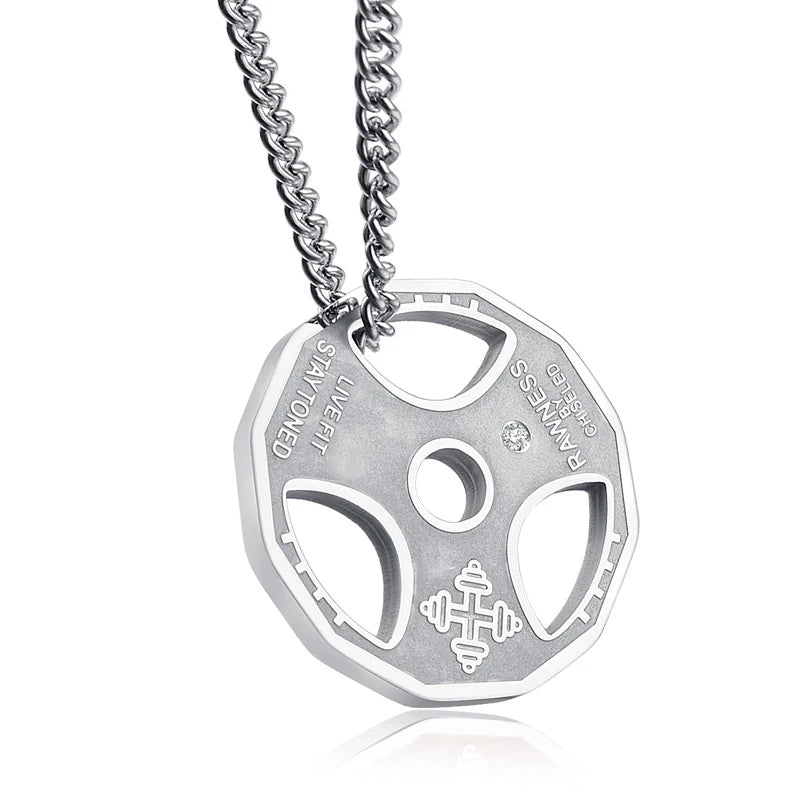 Gym Weightlifting Necklace