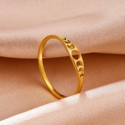 Lyra Moon Phase Ring