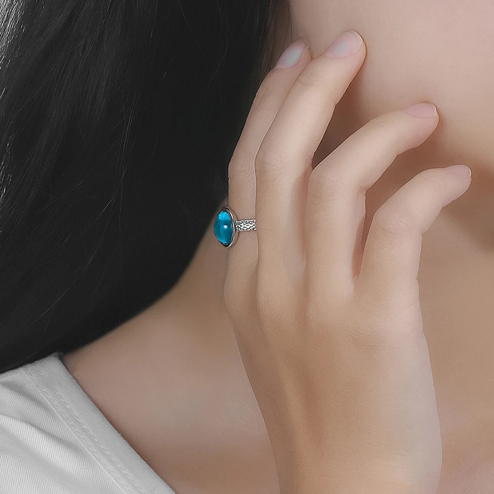 Mermaid Crystal Cocktail Ring