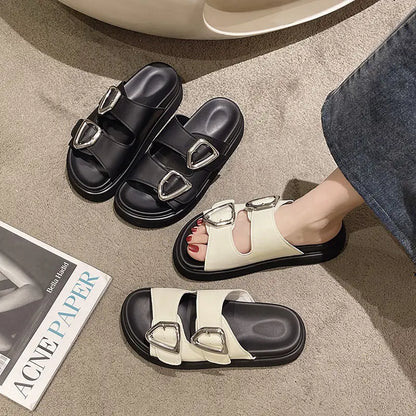Noa Rubber Platform Slides