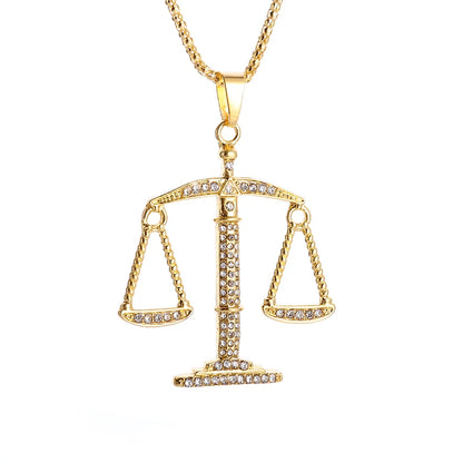 Justice Scales Pendant Necklace