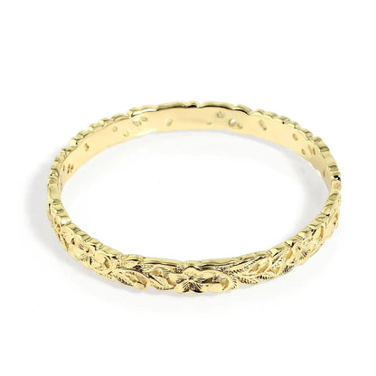 Plumeria Tribal Bangle