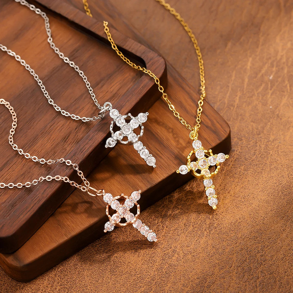 Amaris Cross Necklace