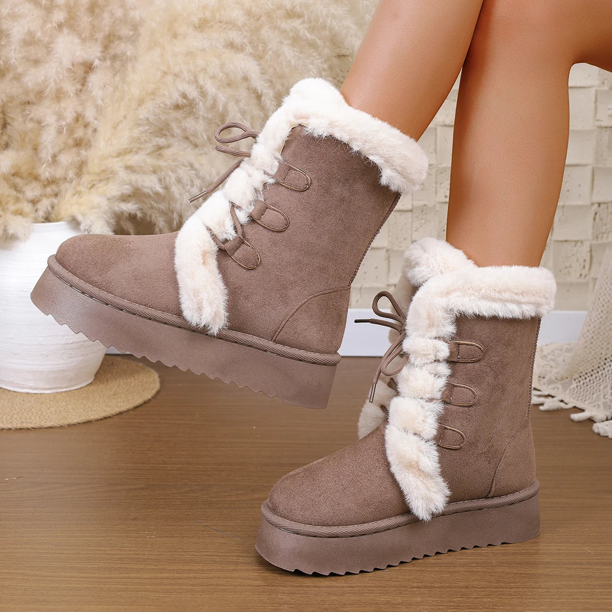 CozyRetro Snow Boots