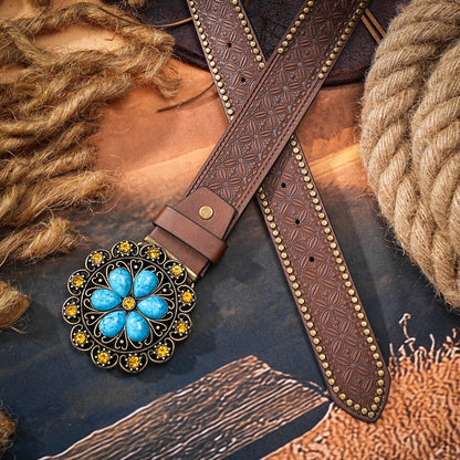 Dakota Western Floral Belt