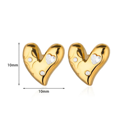 Vela Heart Studs