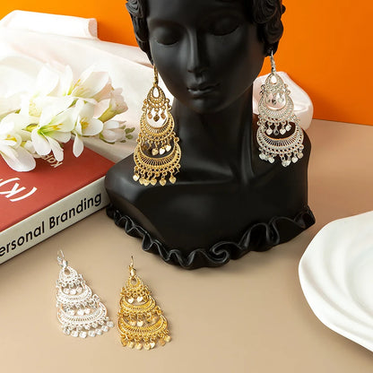 Fatima Moon Drop Earrings