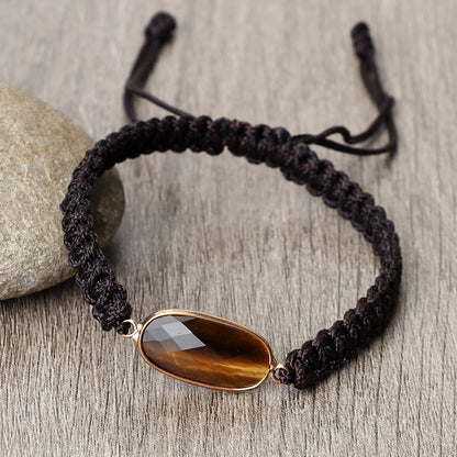 Tiger Eye Yoga Wrap Bracelet