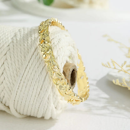 Plumeria Tribal Bangle