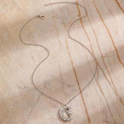 Moon & Sun Pendant Necklace