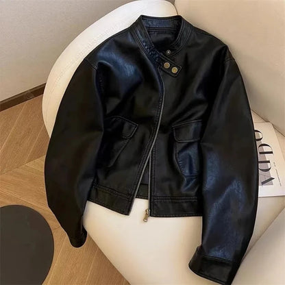 Livia Short Leather Jacket