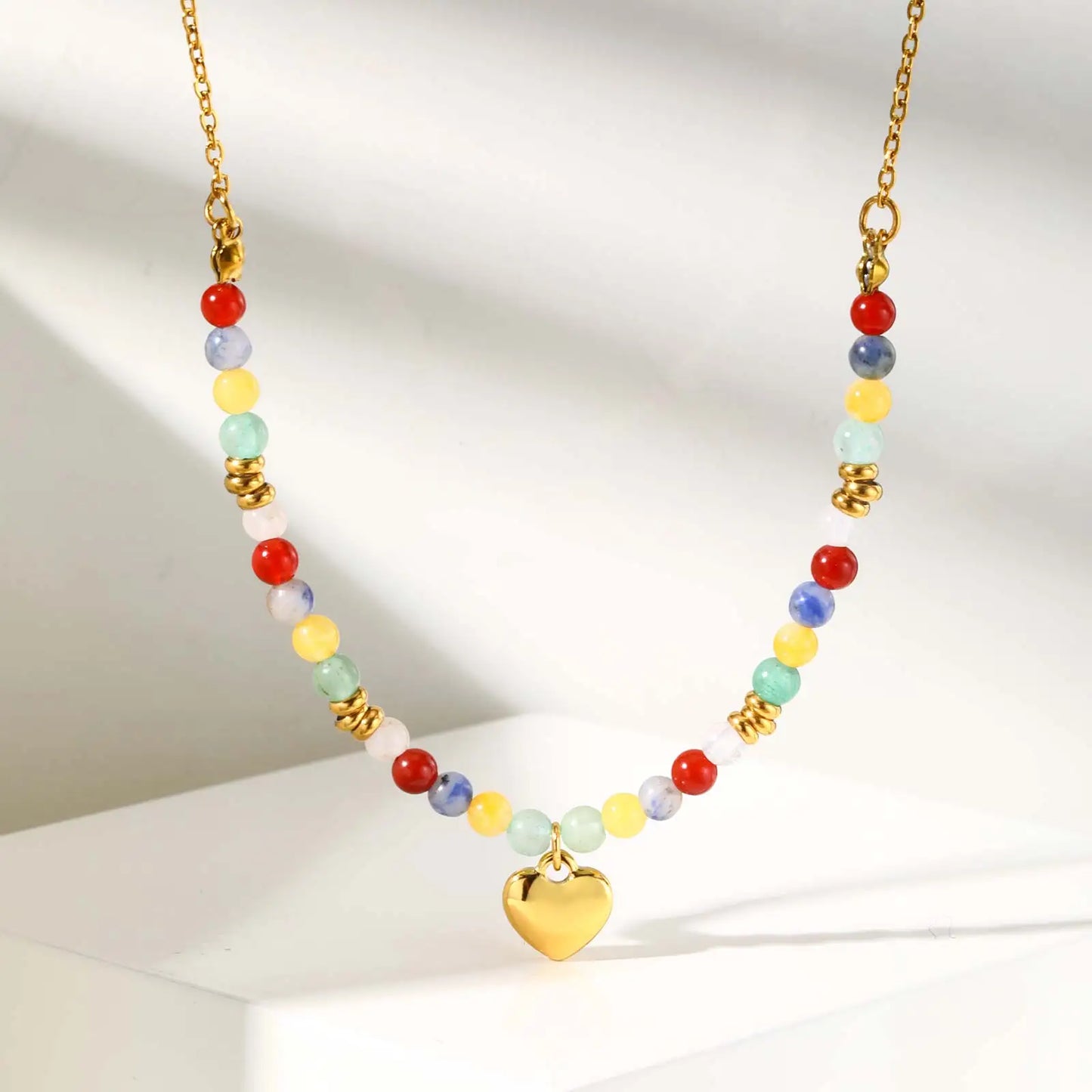 Ivy Heart Layered Necklace