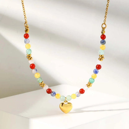 Ivy Heart Layered Necklace