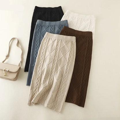 Elise Knitted Winter Skirt