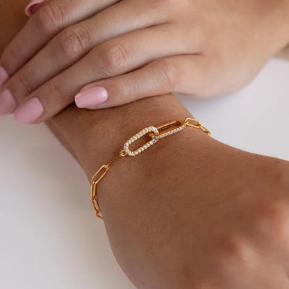 Ines Paperclip Chain Bracelet