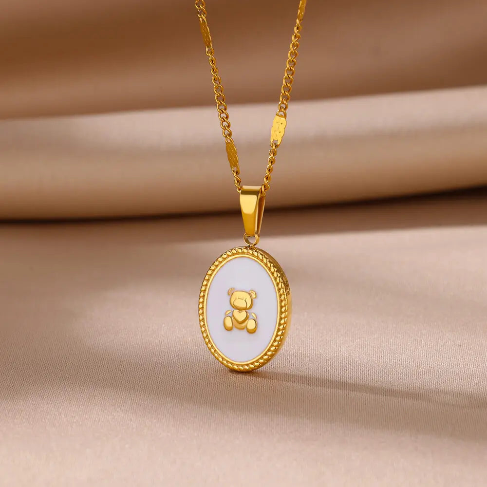 Gold Scallop Necklace