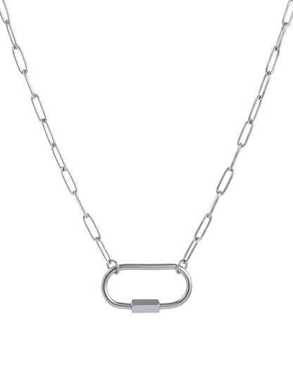 Elara Oval Link Necklace