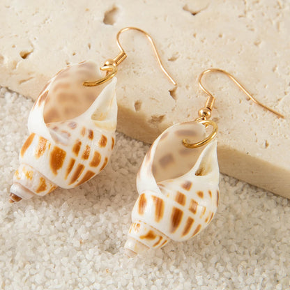 Sienna Boho Shell Earrings