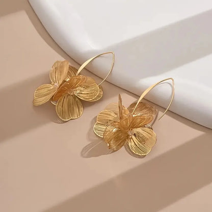 Dahlia Hoop Earrings