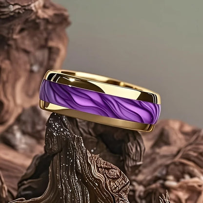 Purple Shell Ring