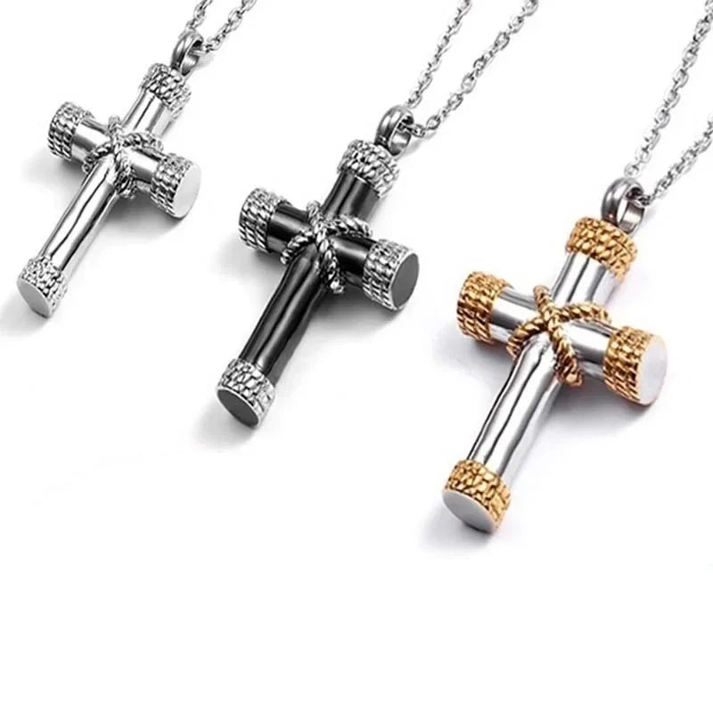 Detachable Cross Pendant Necklace