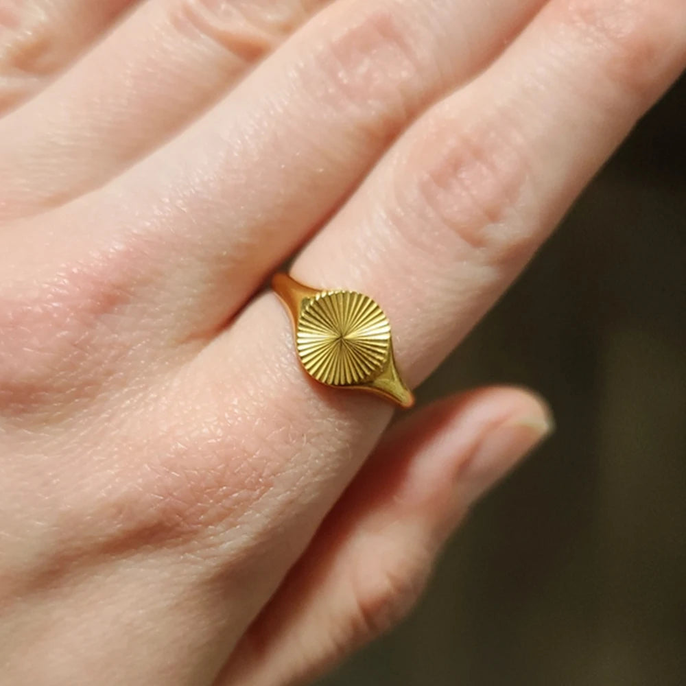 Radiant Wave Ring