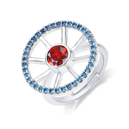 Mermaid Crystal Cocktail Ring