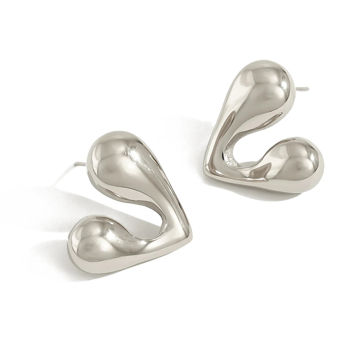 Arvia Asymmetrical Heart Studs