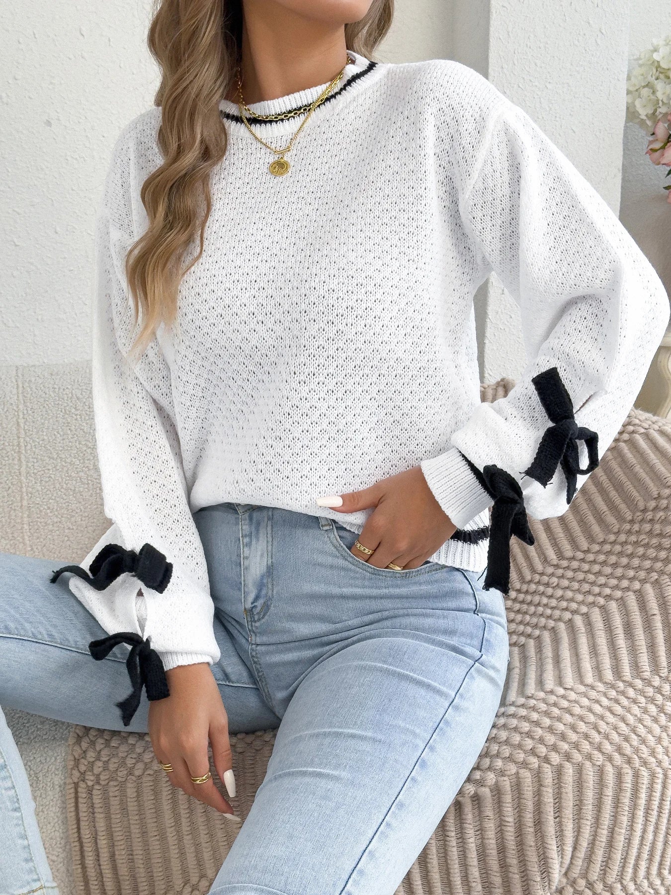 Valentina Lantern Sleeve Sweater