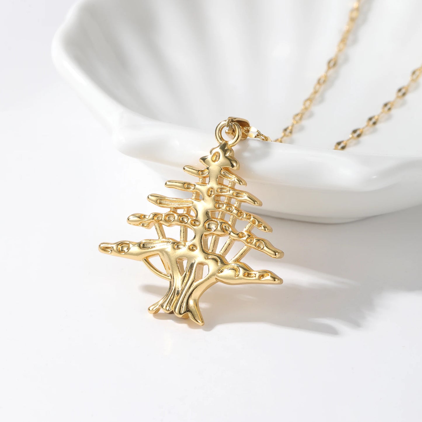 Noelle 3D Christmas Necklace