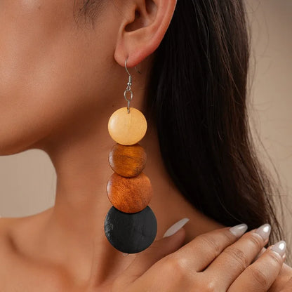 Bohemian Geometric Pendant Earrings