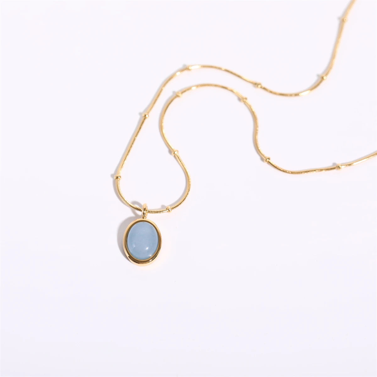 Azure Mirage Pendant Necklace