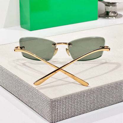 Liora Rimless Sunglasses