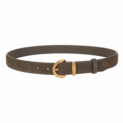Sienna Suede Leather Belt
