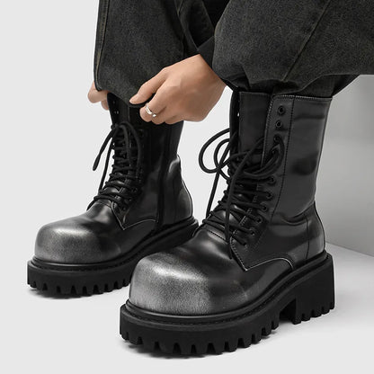 Grant High-Top Leather Boots