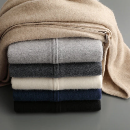 Ezra Cashmere Zip Hoodie