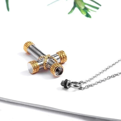 Detachable Cross Pendant Necklace