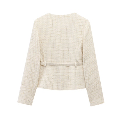 Amélie Cream Tweed Jacket