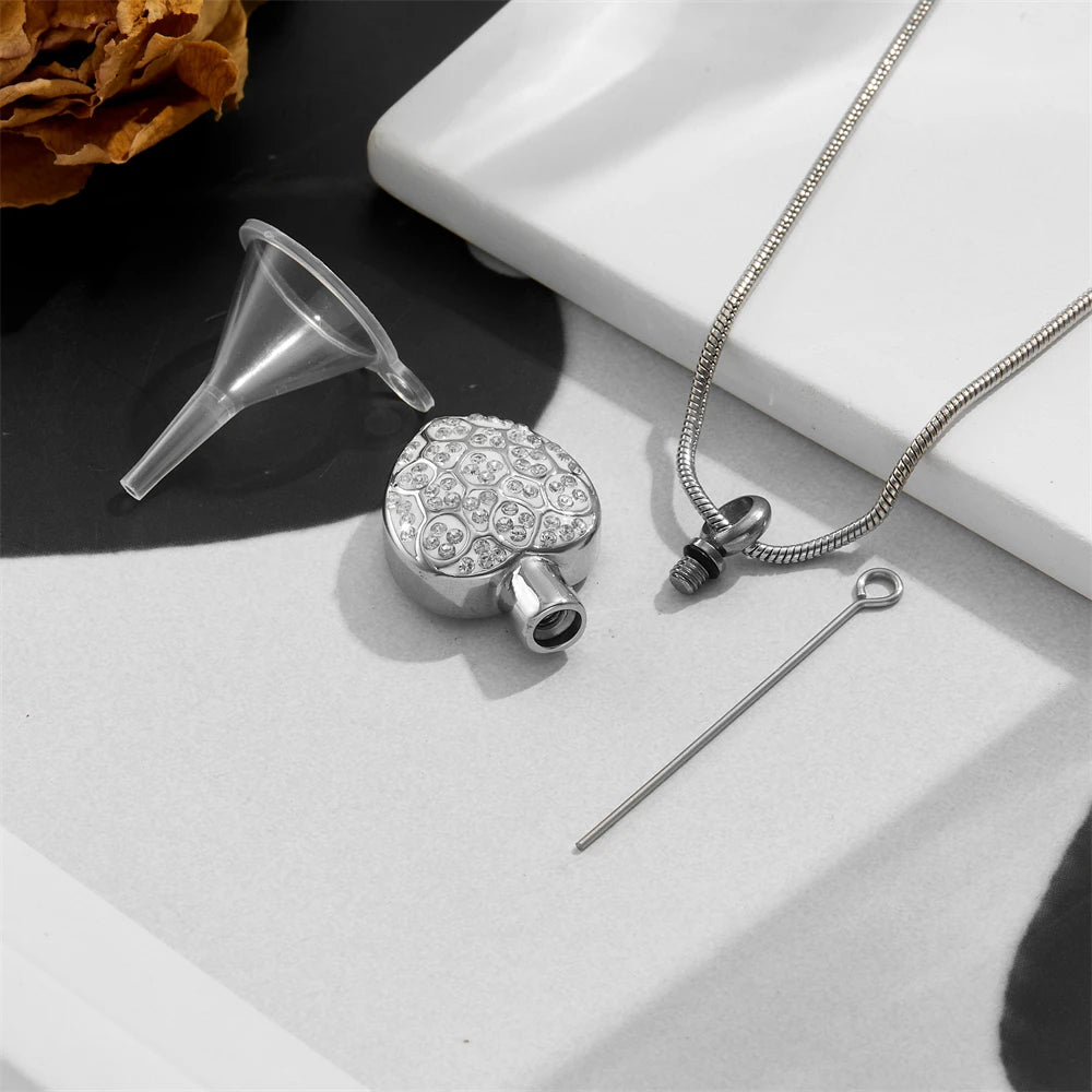 Memorial Ashes Pendant Necklace