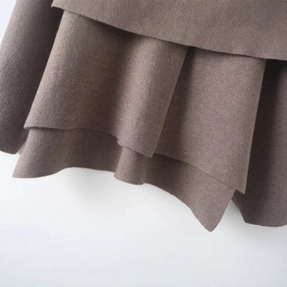 Harper Asymmetric Knit Coat