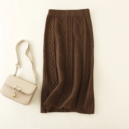 Elise Knitted Winter Skirt